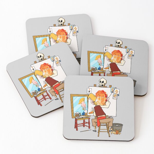 Item preview, Guybrush Triple Self-Portrait designed and sold by jasesa.