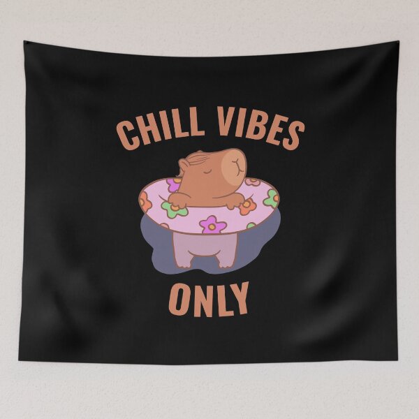 Item preview, Capybara Chill Vibes Only designed and sold by 87-Aesthetics.
