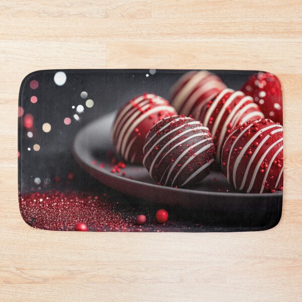 Item preview, Chocolate truffles on black designed and sold by anytka.