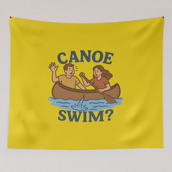 Item preview,  Canoe Swim? Funny Camping & Paddling Humor Design designed and sold by Jason123za.