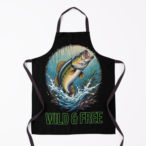 Item preview, Leaping Largemouth Bass - Wild & Free Watercolor Art designed and sold by BrushRushX.