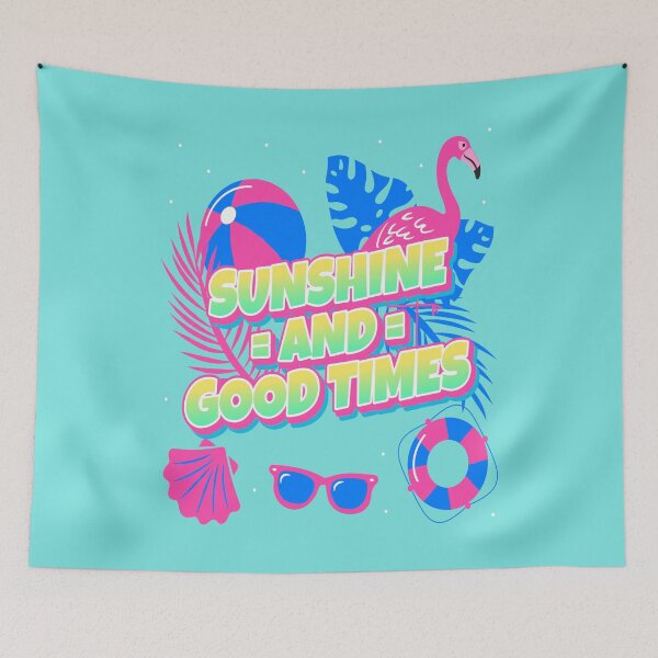 Item preview, Sunshine and Good Times Retro Summer Pool Party designed and sold by rdxart.