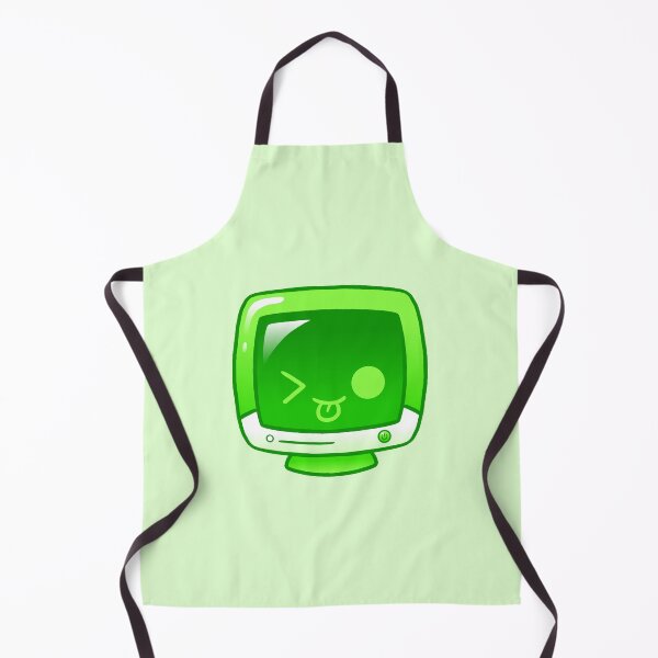 Item preview, Kawaii Green Glossy Monitor designed and sold by kittybox.