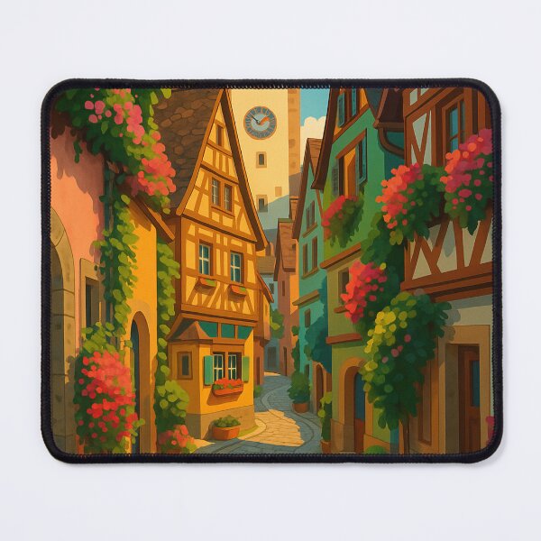 Item preview, Rothenburg ob der Tauber Germany Digital Art TravelPoster designed and sold by TravelMarvel.