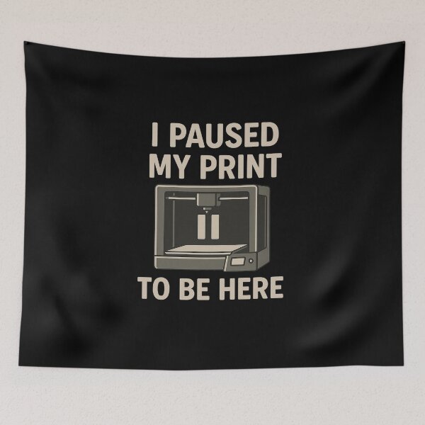 Item preview, I Paused My Print To Be Here designed and sold by BuddyBuilder.