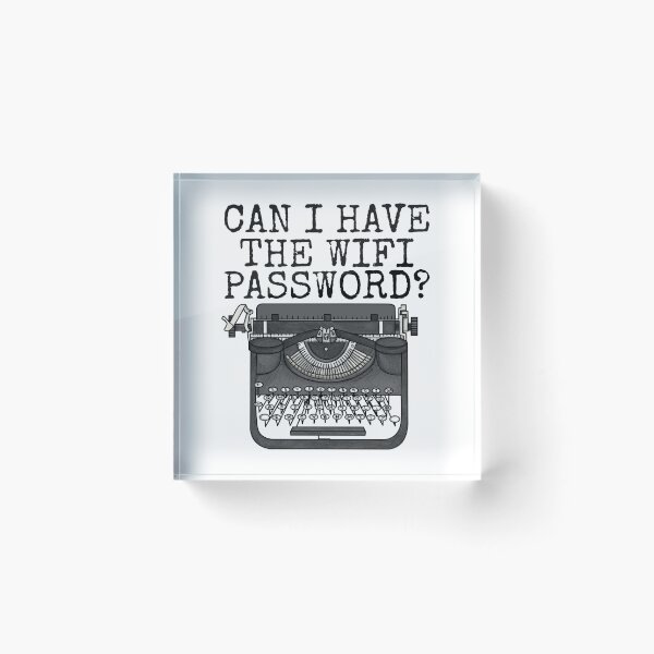 Item preview, Can I Have The Wifi Password? Typewriter Funny designed and sold by doodlerob.
