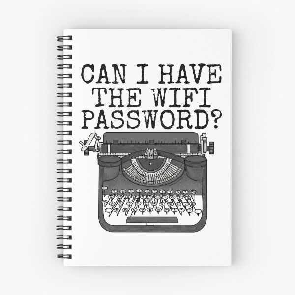 Item preview, Can I Have The Wifi Password? Typewriter Funny designed and sold by doodlerob.