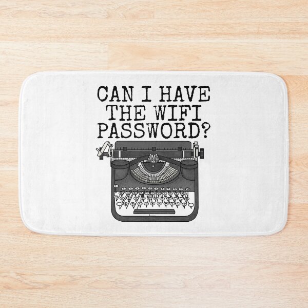 Item preview, Can I Have The Wifi Password? Typewriter Funny designed and sold by doodlerob.