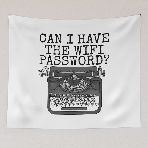 Item preview, Can I Have The Wifi Password? Typewriter Funny designed and sold by doodlerob.