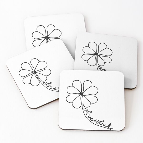 Item preview, LOVE & LUCK minimalist designed and sold by wolfclique.