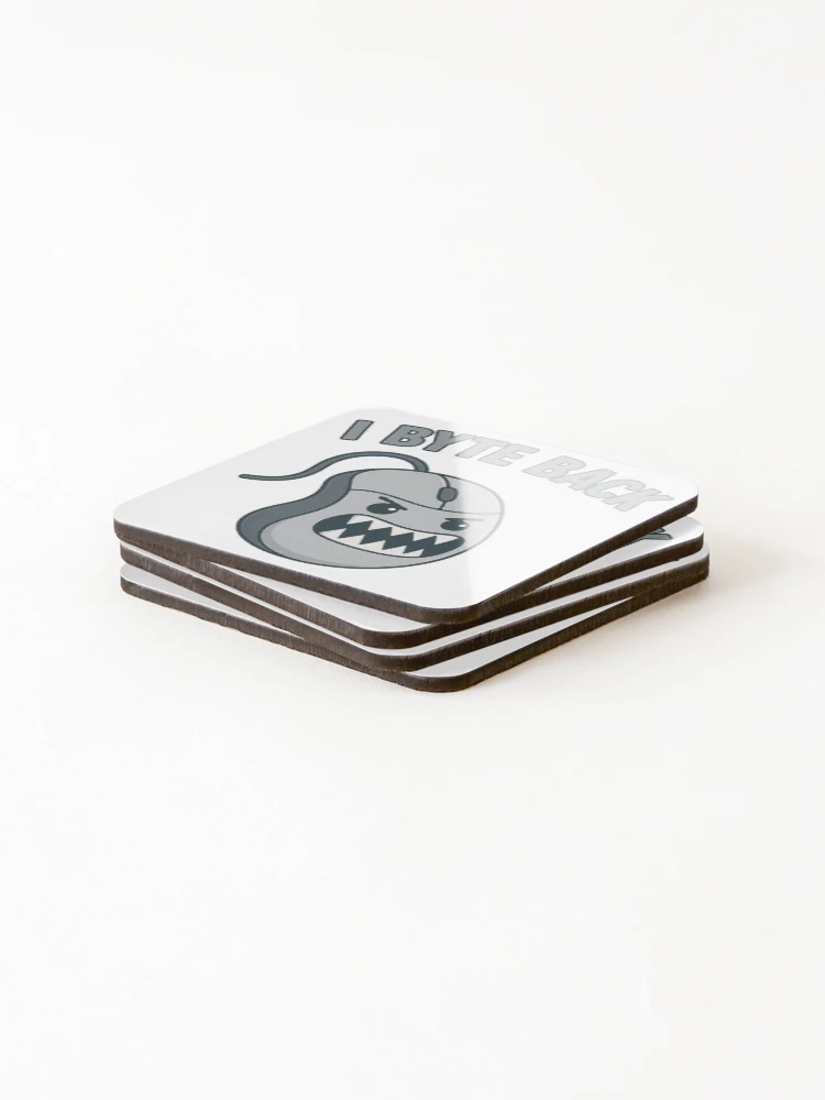 Thumbnail 4 of 5, Coasters (Set of 4), I Byte Back designed and sold by RNiLab.
