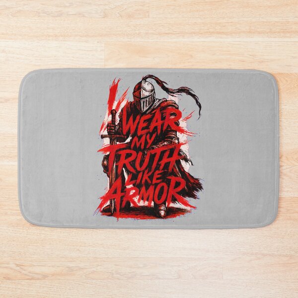 Item preview, I Wear My Truth Like Armor – Bold Knight Empowerment Design designed and sold by Sepinik.