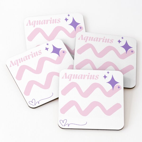 Item preview, Aquarius Aesthetic – Pink & Purple Zodiac Vibes designed and sold by Ink on Thread.