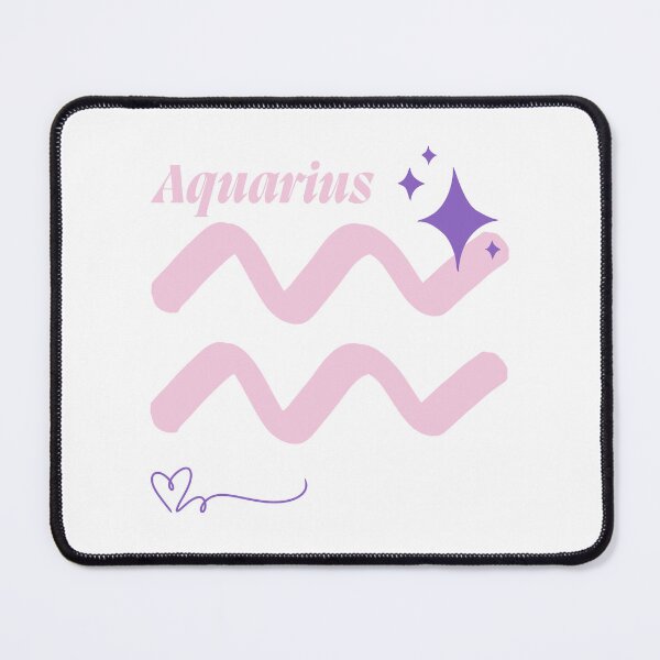 Item preview, Aquarius Aesthetic – Pink & Purple Zodiac Vibes designed and sold by Ink on Thread.