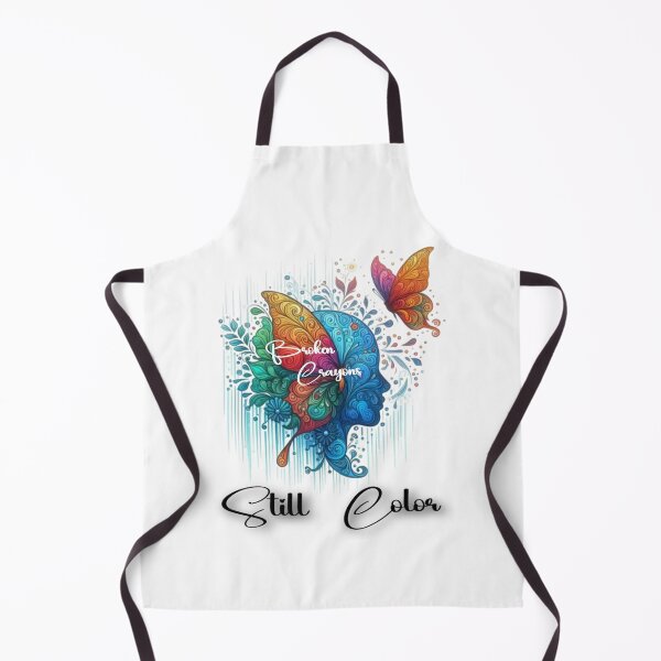 Item preview, Butterfly Broken Crayons Still Color Self Care Mental Health Matters designed and sold by Creat-Des.