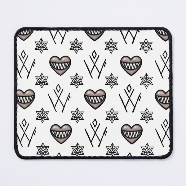 Item preview, BiteCrush Pattern Monochrome designed and sold by wolfclique.