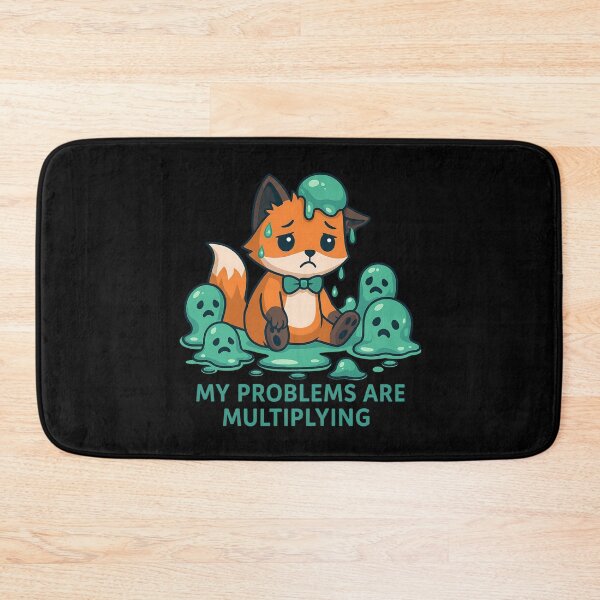 Item preview, My Problems Are Multiplying Cute Fox designed and sold by Lukasz Kobylka.