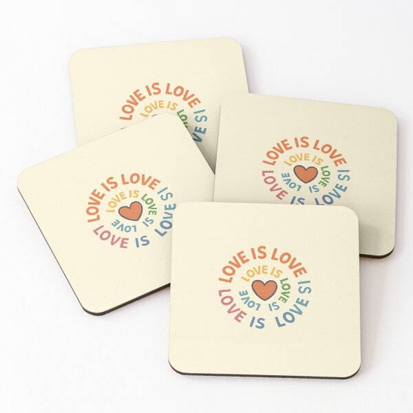 Item preview, Love Is Love Spiral Rainbow Sticker – LGBTQ+ Affirmation designed and sold by Queer Designs.