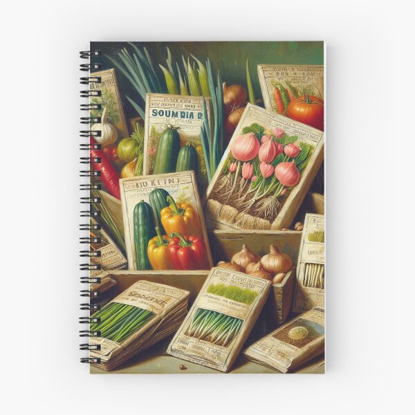 Item preview, Vintage Vegetable Seed Packet Display designed and sold by mustardseed-410.