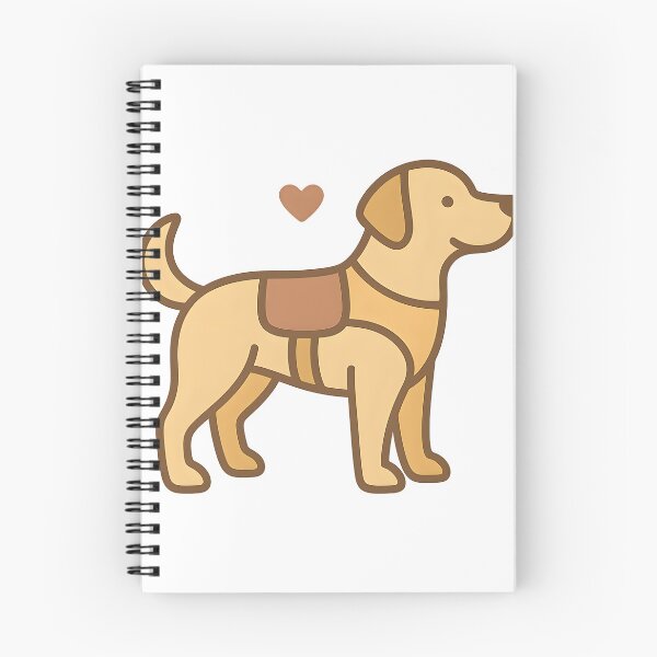 Item preview, Labrador service dog illustration designed and sold by AlphaAutomation.