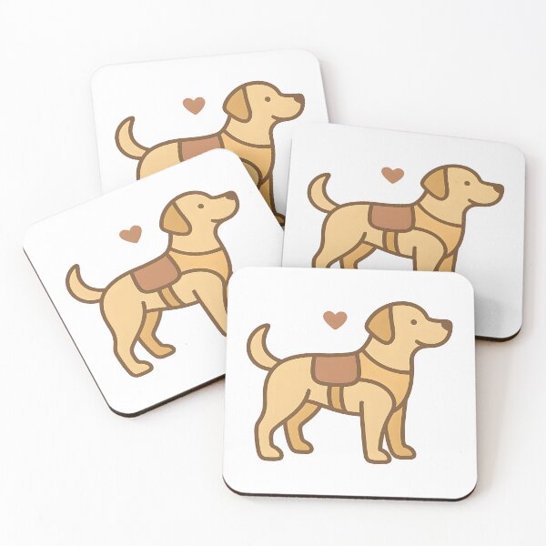 Item preview, Labrador service dog illustration designed and sold by AlphaAutomation.