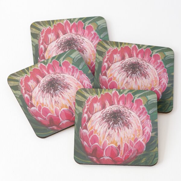 Item preview, Ice Pink Protea Painting  designed and sold by adibe22.