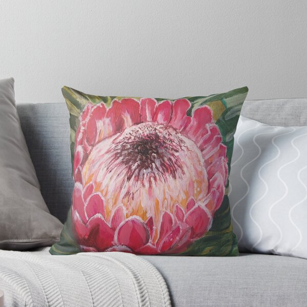 Item preview, Ice Pink Protea Painting  designed and sold by adibe22.