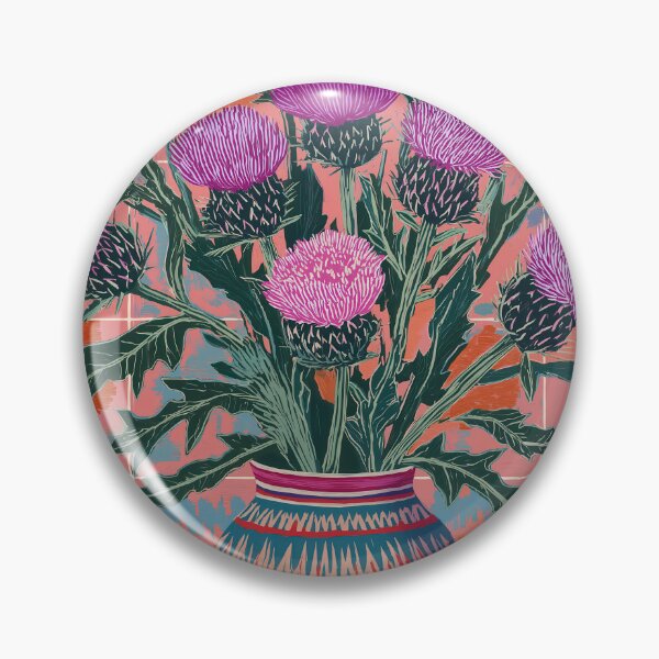 Item preview, A Vase of of Thistles designed and sold by zuluspice.