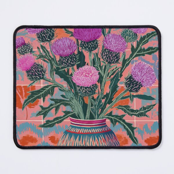 Item preview, A Vase of of Thistles designed and sold by zuluspice.