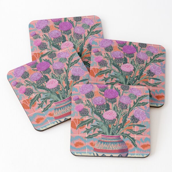 Item preview, A Vase of of Thistles designed and sold by zuluspice.