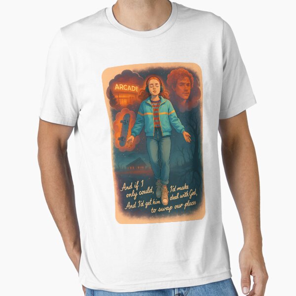 レディースファッション Stranger Things 4 Max Portrait Turn Around Premium T-Shirt Stranger Things 4 Max Portrait Turn Around