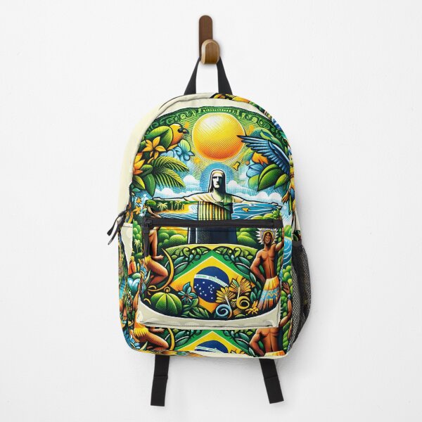 Item preview, Round Stamp of Brazil designed and sold by StampGPT.