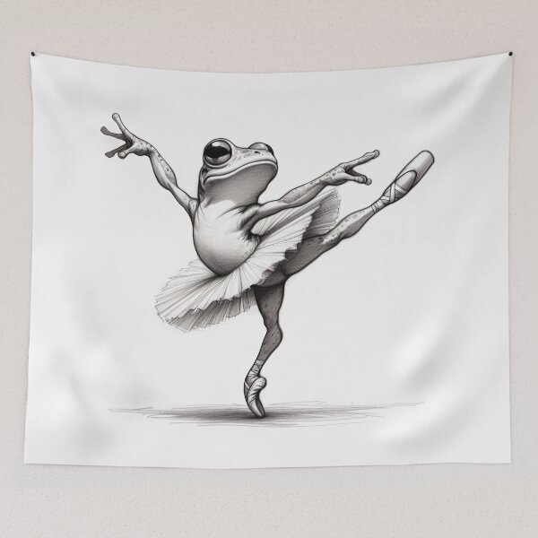 Item preview, Toad-ally Pirouetting designed and sold by Delemore Art.