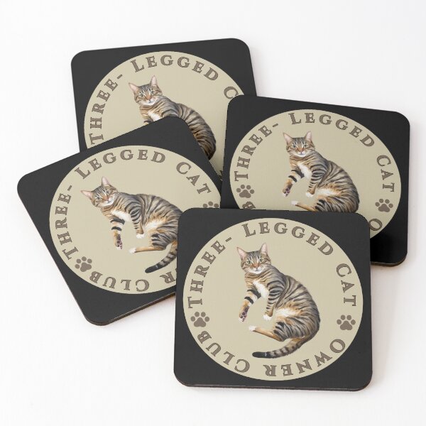 Item preview, 3 Legged Cat Tabby Tripod designed and sold by MoonMonkeyNbear.