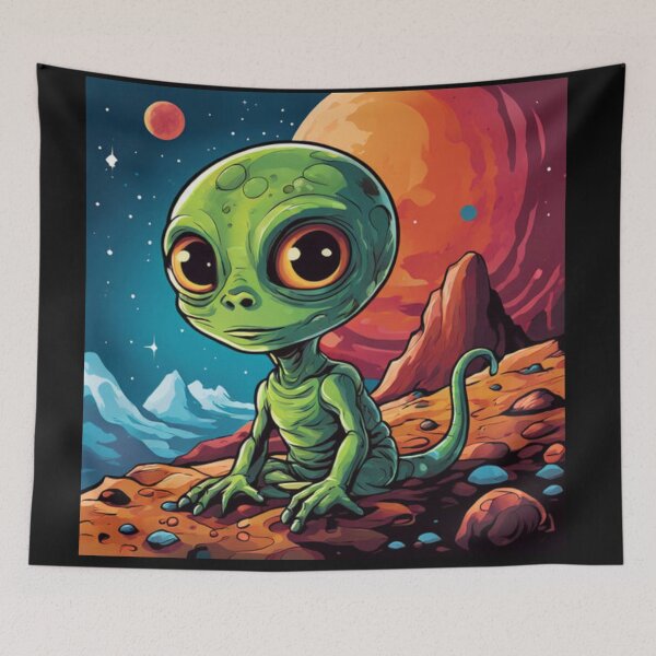 Item preview, Cute Alien Planet designed and sold by Planetporridge.