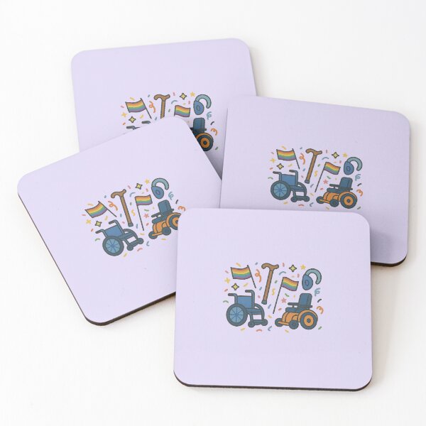 Item preview, Mobility Aid Pride Parade – Disabled & Queer Sticker designed and sold by Queer Designs.
