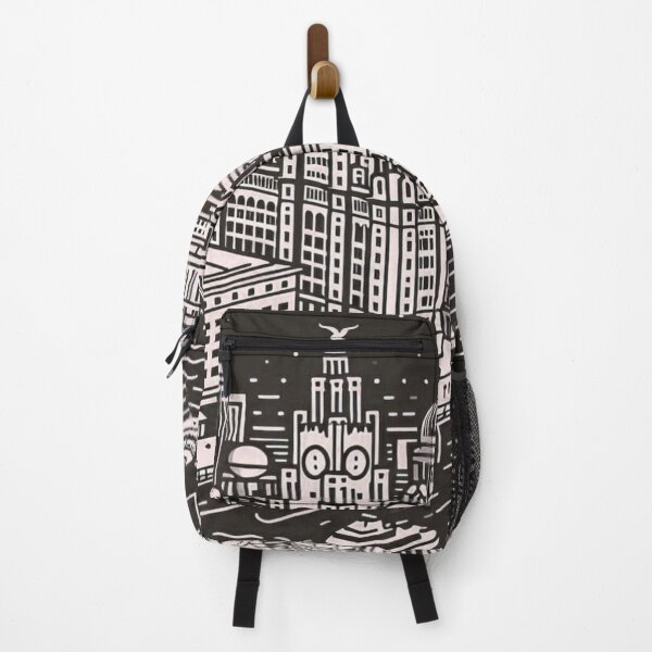 Item preview, Retro Vector Art of Liverpool City Skyline from Above – Perfect Urban Design for Travel Lovers and Cityscape Fans designed and sold by knalpot-design.