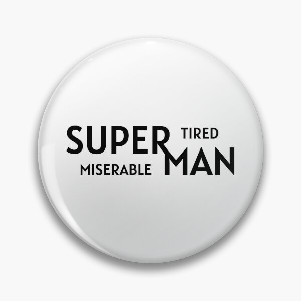 Item preview, Man, I'm super tired! (Black) designed and sold by ZenZero88.