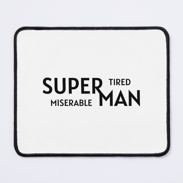 Item preview, Man, I'm super tired! (Black) designed and sold by ZenZero88.