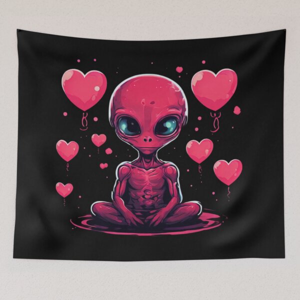 Item preview, Cute Alien Love designed and sold by Planetporridge.