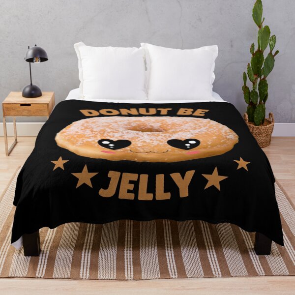 Item preview, Donut Be Jelly Cute Pun Art kawaii designed and sold by MotivaChic.