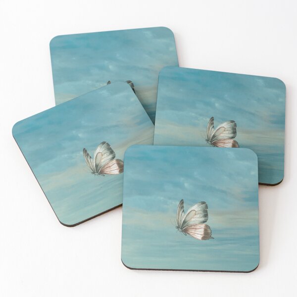 Item preview, Peaceful Butterfly on Washed Turquoise and Blue Sky designed and sold by Our Bible Journey.