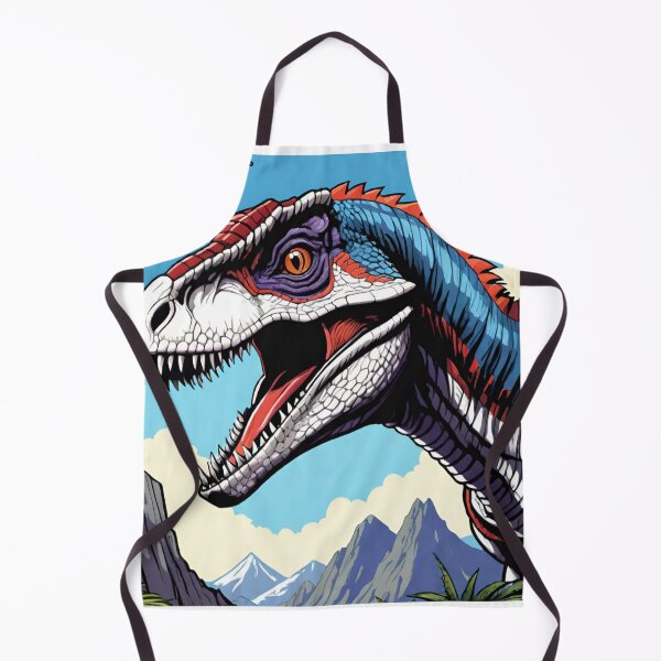 Item preview, Vibrant Raptor – Colorful Dinosaur Pop Art designed and sold by DreamistStore.