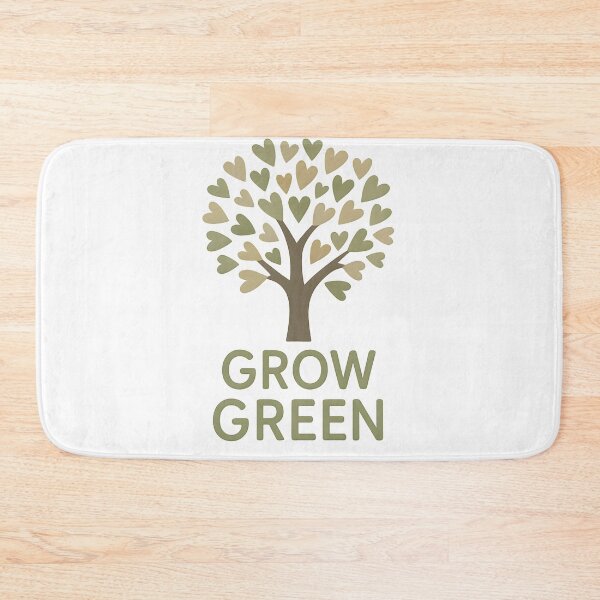 Item preview, Grow Green – Minimalist tree with heart leaves designed and sold by AlphaAutomation.