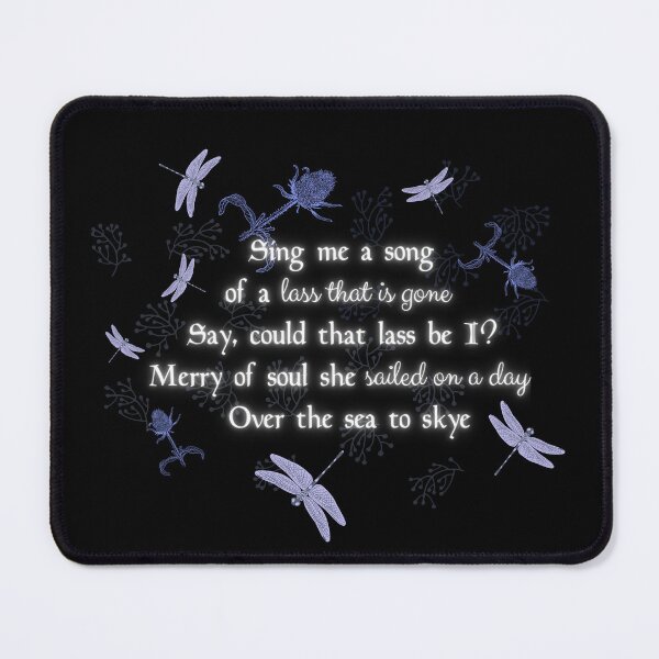 Item preview, Outlander Song Dragonflies and Thistle designed and sold by dealchica.
