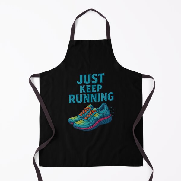 Item preview, Just Keep Running Motivation Art designed and sold by Designeerguy.