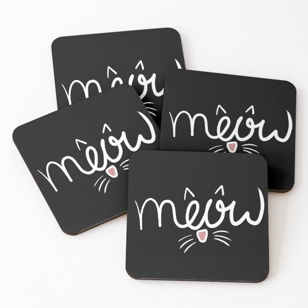 Item preview, Meow text with hearts designed and sold by LiskoDesign.