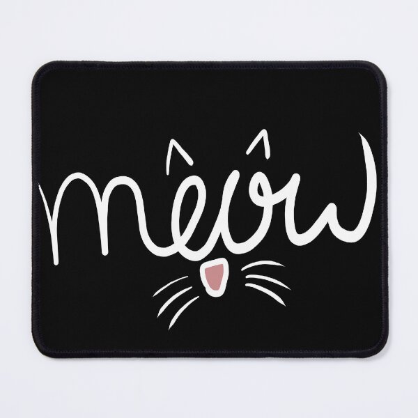 Item preview, Meow text with hearts designed and sold by LiskoDesign.