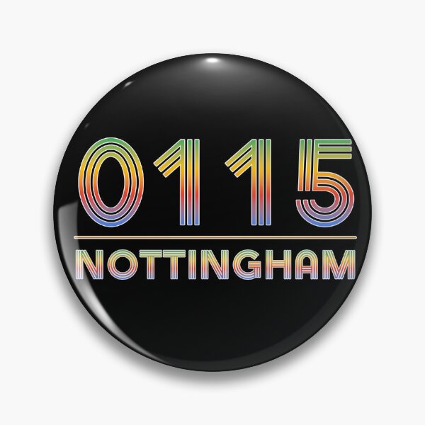 Item preview, 0115 Nottingham Area Code  designed and sold by streetlist.