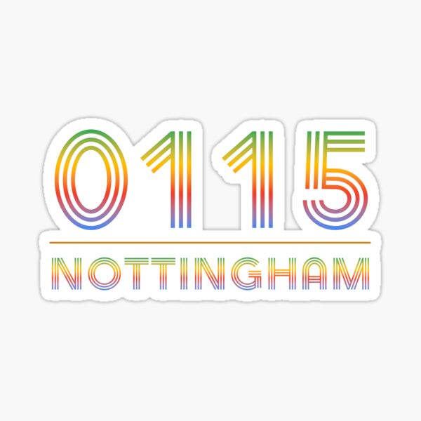 Item preview, 0115 Código de área de Nottingham designed and sold by streetlist.